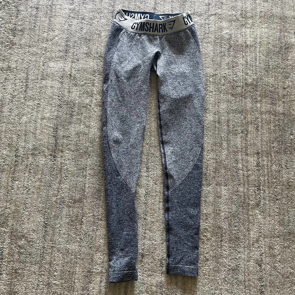 Gymshark Flex Blue White Two Toned Spandex XS Legging